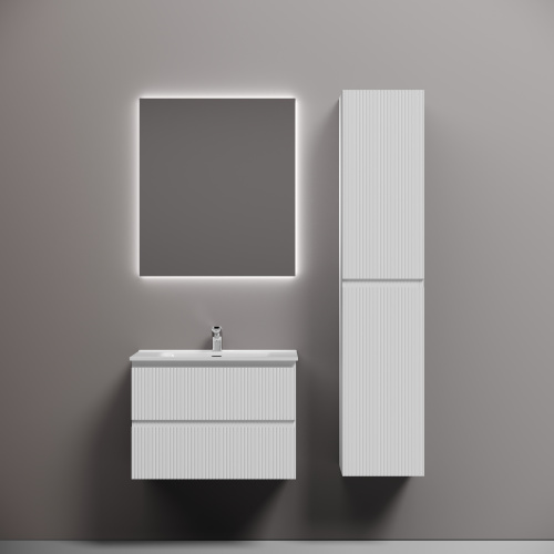 Тумба под раковину Sancos SNOB T SNT70W 69х45х50 подвесная цвет белый - фото 2